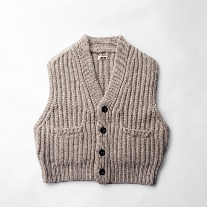UNDYED STANDARD　KNIT VEST