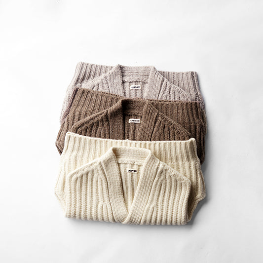 UNDYED STANDARD　KNIT VEST