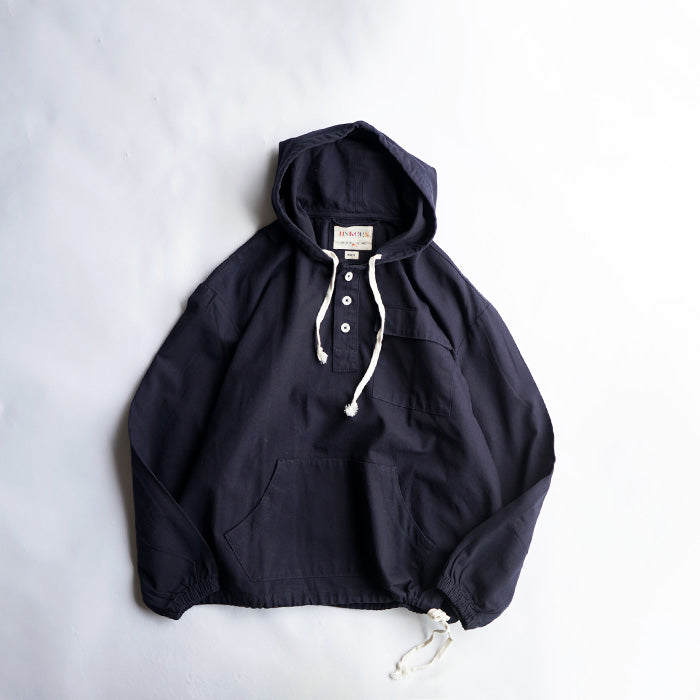 USKEES　BUTTON-FRONT SMOCK