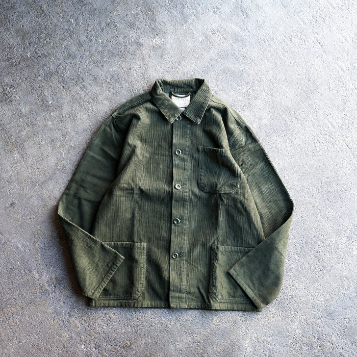 USKEES　BUTTONED CORD OVERSHIRTS