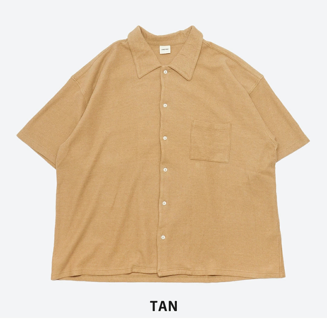 UNDYED STANDARD WAFFLE S/S SHIRT