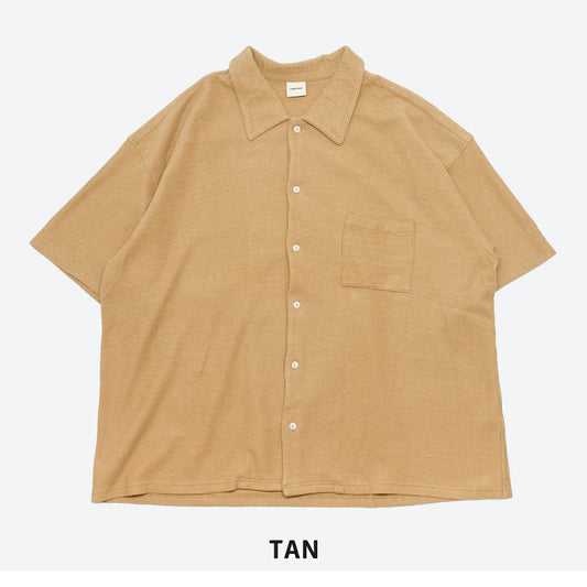 UNDYED STANDARD WAFFLE S/S SHIRT