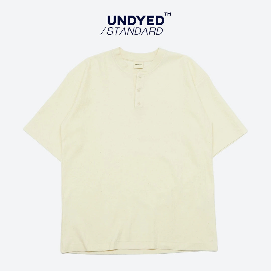 UNDYED STANDARD WAFFLE S/S HENRY