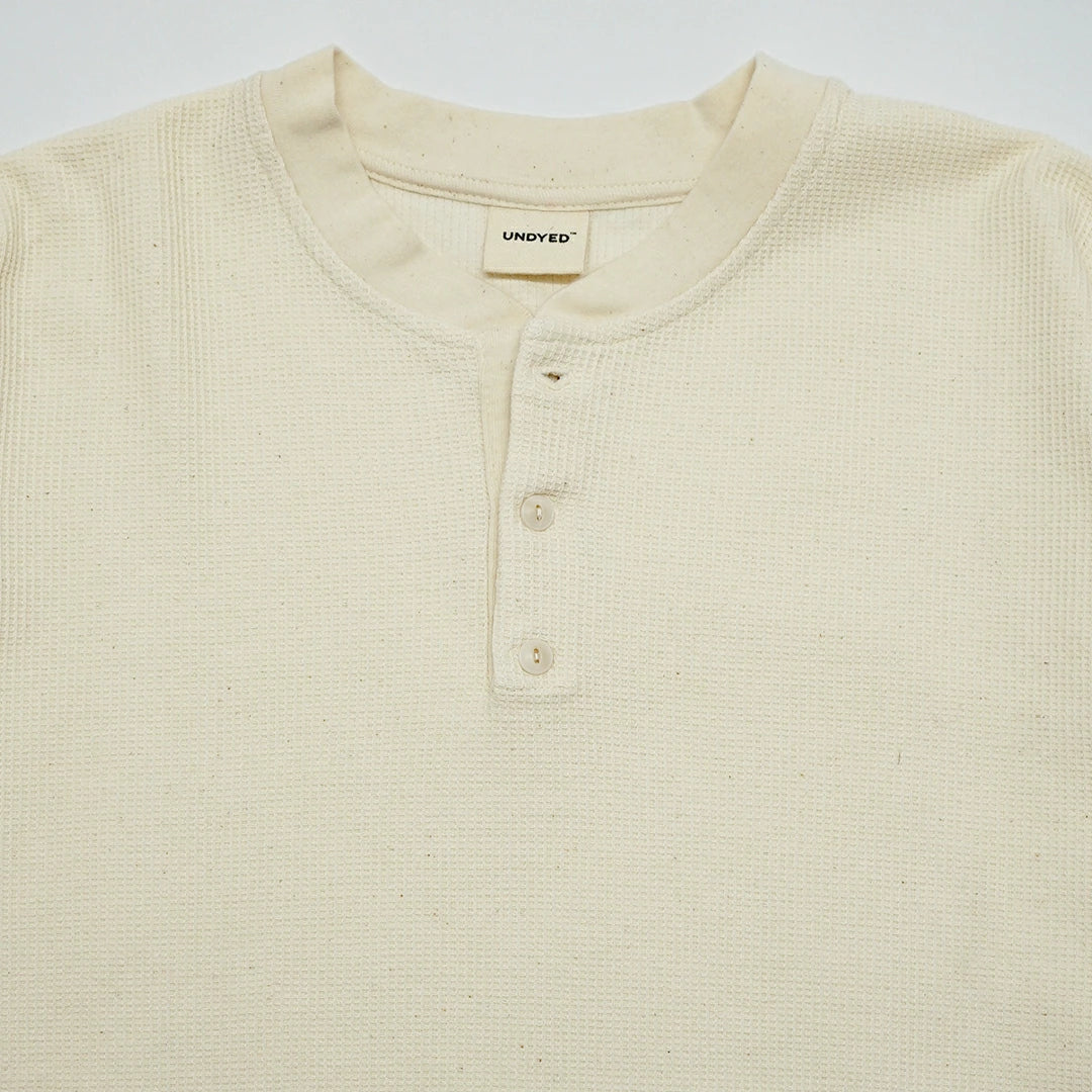 UNDYED STANDARD WAFFLE S/S HENRY