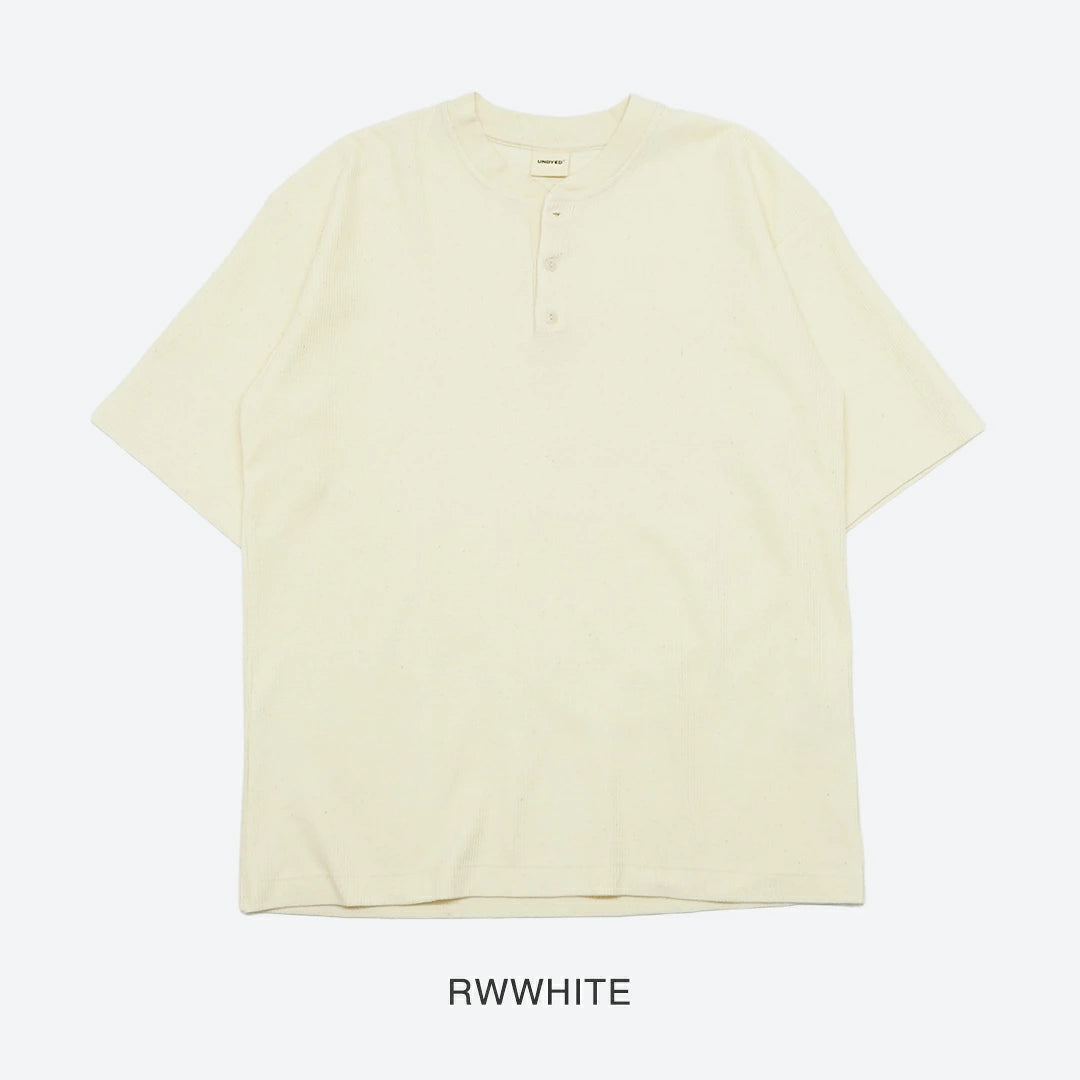 UNDYED STANDARD WAFFLE S/S HENRY