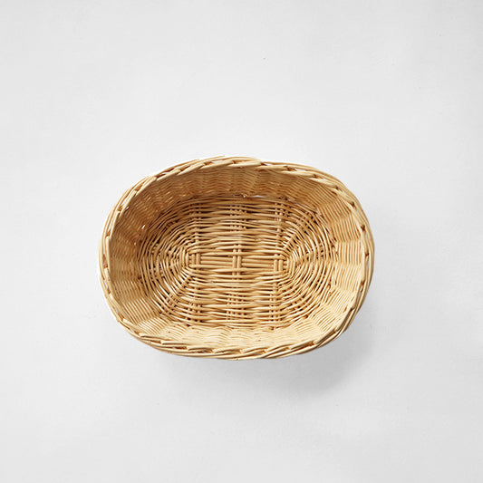 VANNERIE DE VILLAINES　Oval basket M