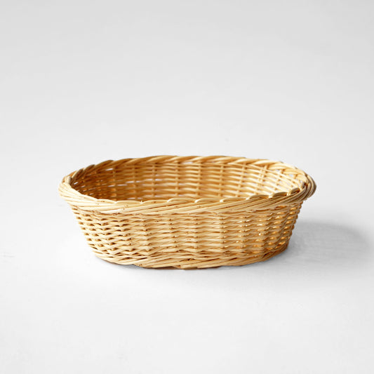 VANNERIE DE VILLAINES　Oval basket L