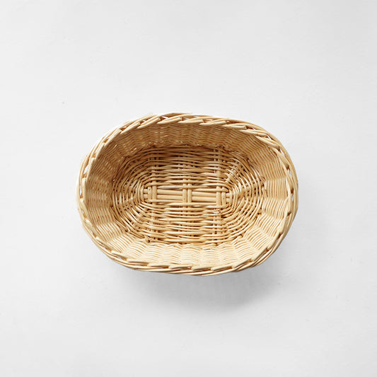 VANNERIE DE VILLAINES　Oval basket L