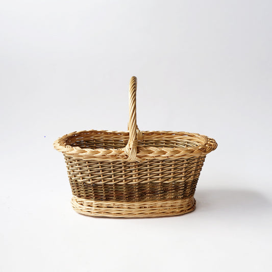 VANNERIE DE VILLAINES　Wicker Shopping basket