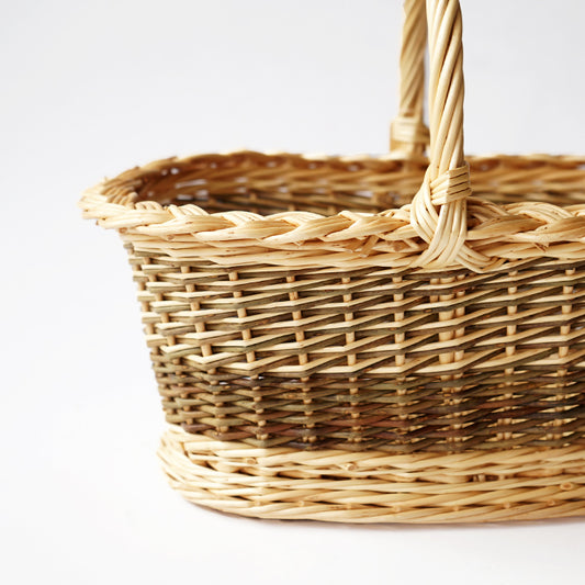 VANNERIE DE VILLAINES　Wicker Shopping basket