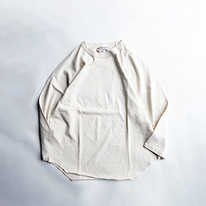 WALLA WALLA SPORT　3/4 BASEBALL TEE SOLID