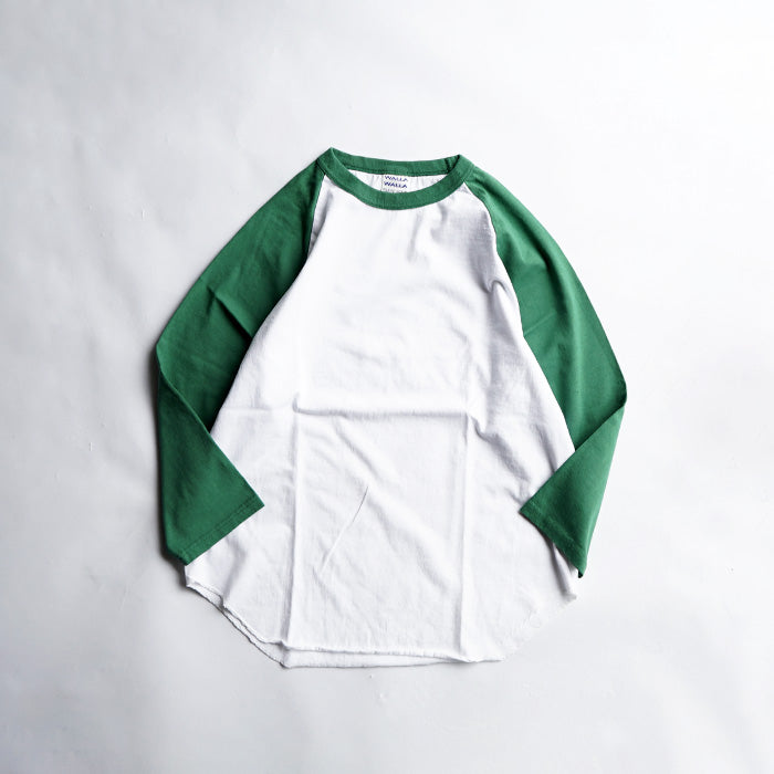 WALLA WALLA SPORT　3/4 BASEBALL TEE SOLID 2 TONE