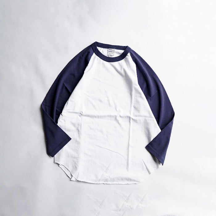 WALLA WALLA SPORT　3/4 BASEBALL TEE SOLID 2 TONE