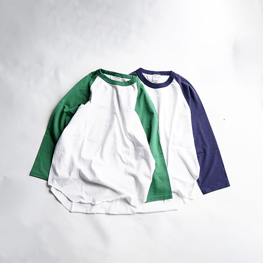 WALLA WALLA SPORT　3/4 BASEBALL TEE SOLID 2 TONE