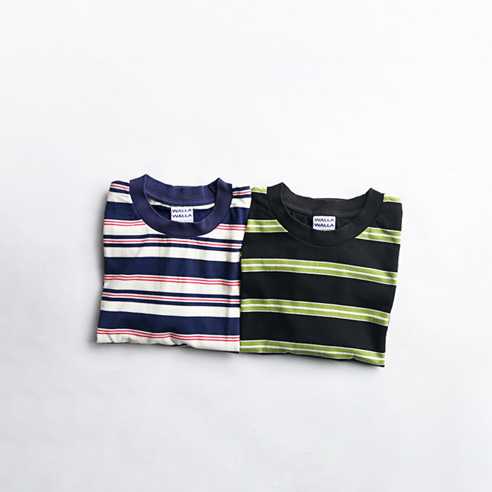 WALLA WALLA SPORT　 S/S STRIPE TEE