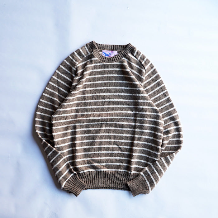 WHALER SPORTSWEAR　BLOCK STRIPE CREWNECK KNIT