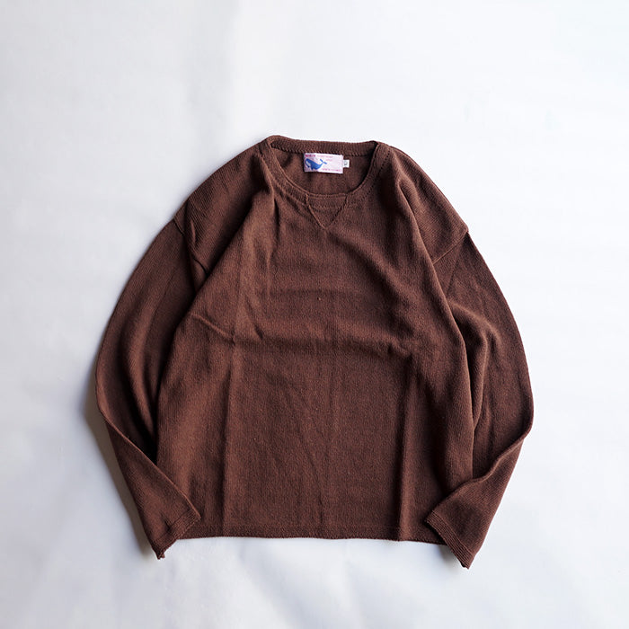 WHALER SPORTSWEAR　ROUNDNECK SOLID KNIT