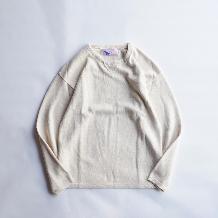 WHALER SPORTSWEAR　ROUNDNECK SOLID KNIT