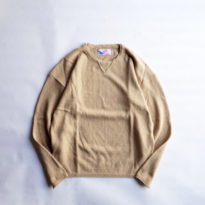 WHALER SPORTSWEAR　ROUNDNECK SOLID KNIT