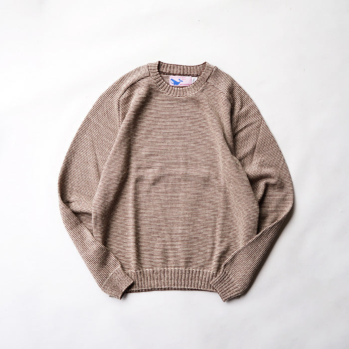 WHALER SPORTSWEAR　PEN STRIPE CREWNECK KNIT