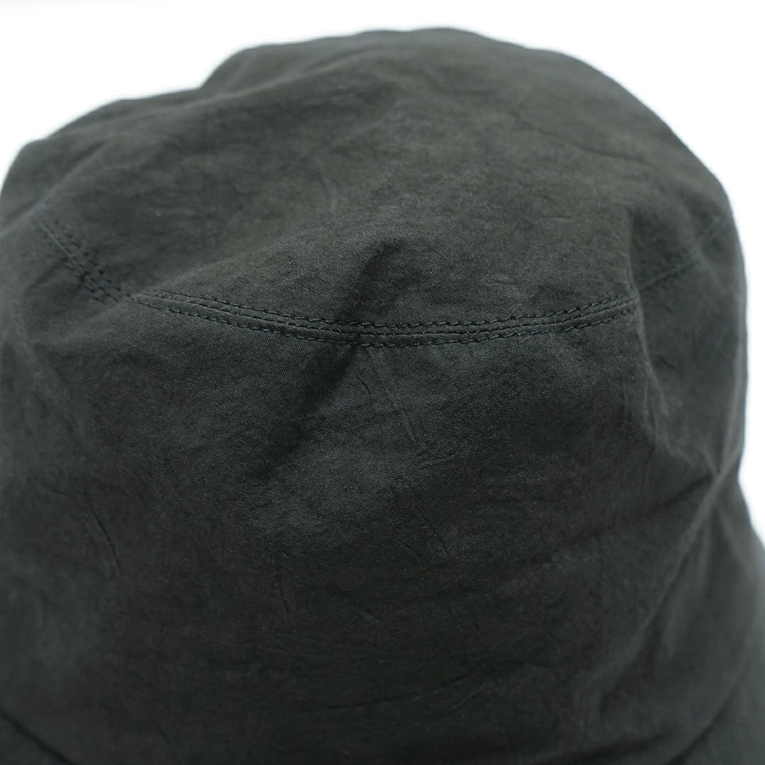 O/EIGHTH Grunge wash cotton Hat Black TYPE Y
