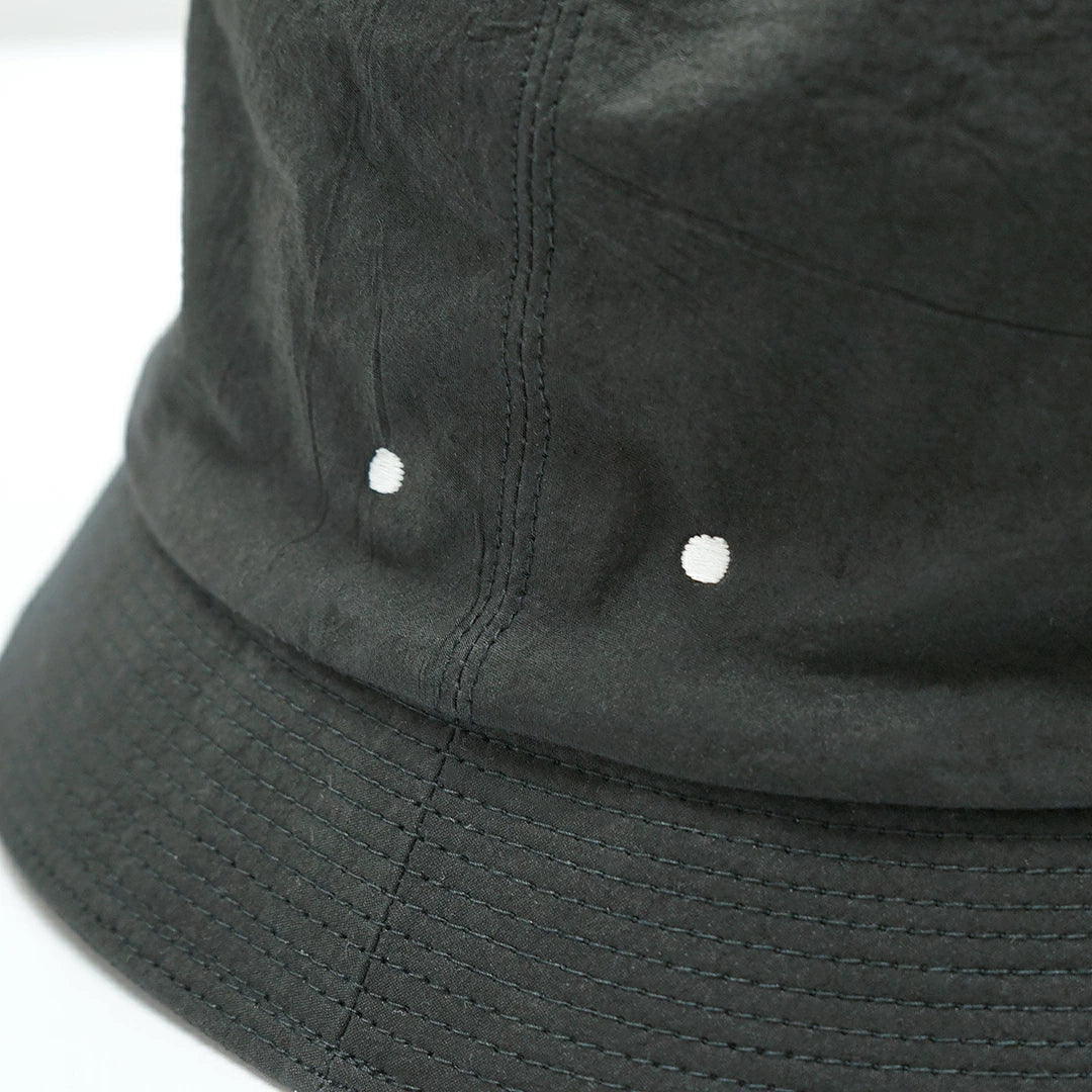 O/EIGHTH Grunge wash cotton Hat Black TYPE Y