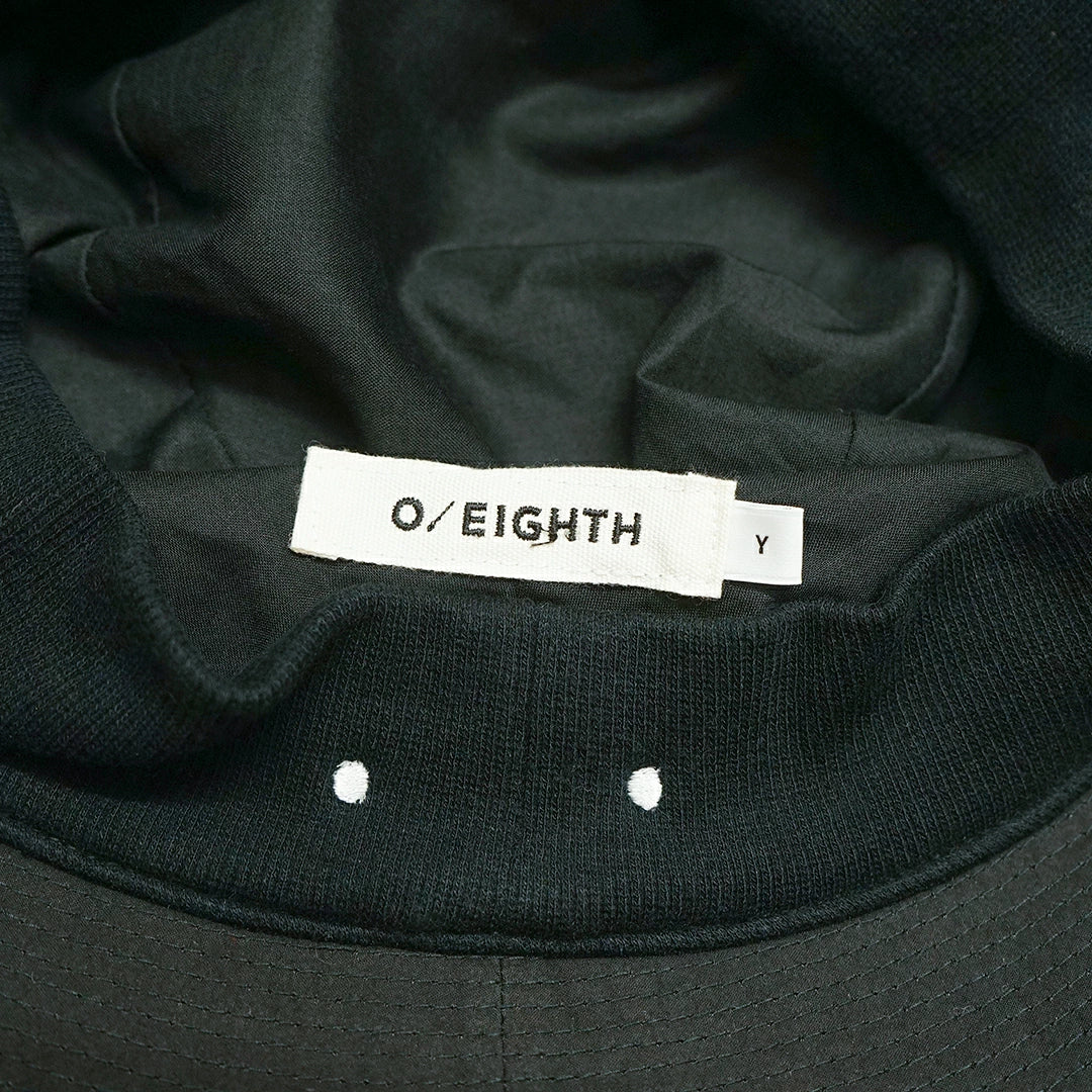 O/EIGHTH Grunge wash cotton Hat Black TYPE Y