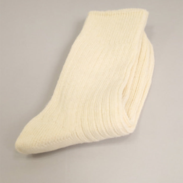 CANVAS HEMP　HEMP COTTON RIBBED CREW SOCKS