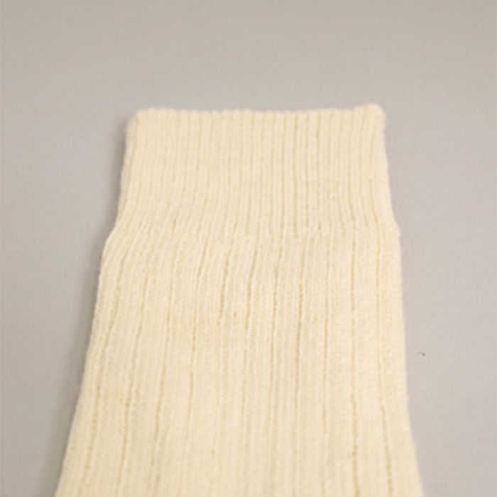 CANVAS HEMP　HEMP COTTON RIBBED CREW SOCKS