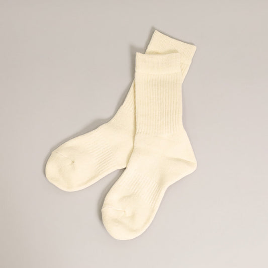 CANVAS HEMP　HEMP COTTON PILE CREW SOCKS