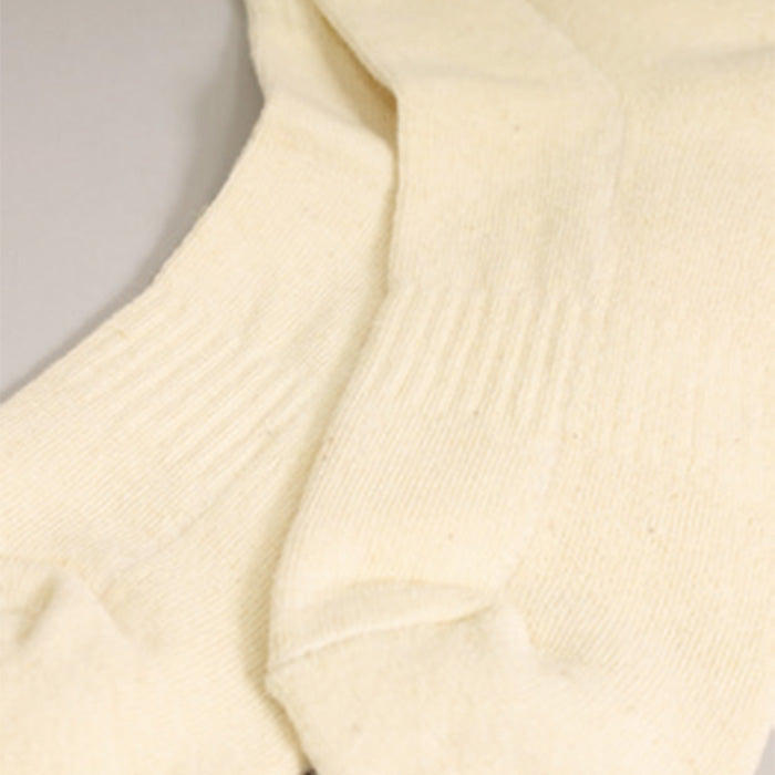 CANVAS HEMP　HEMP COTTON HALF PILE SHORT SOCKS