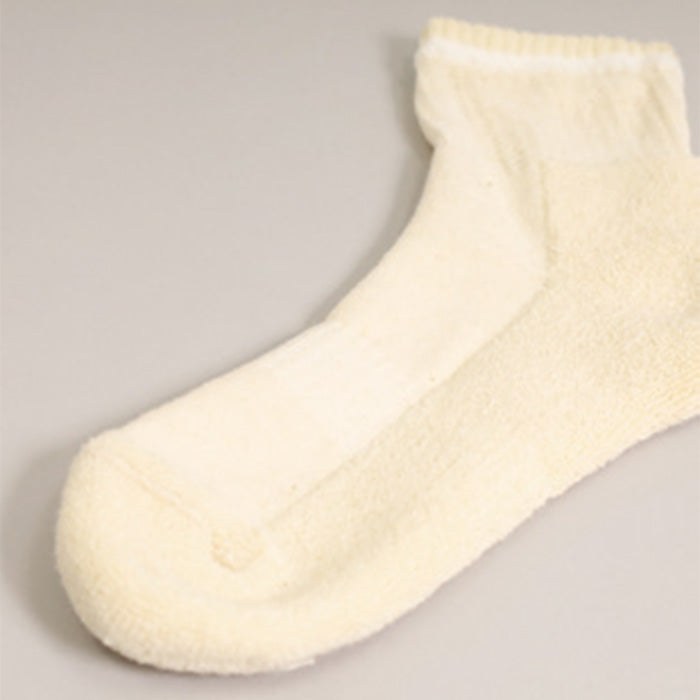 CANVAS HEMP　HEMP COTTON HALF PILE SHORT SOCKS