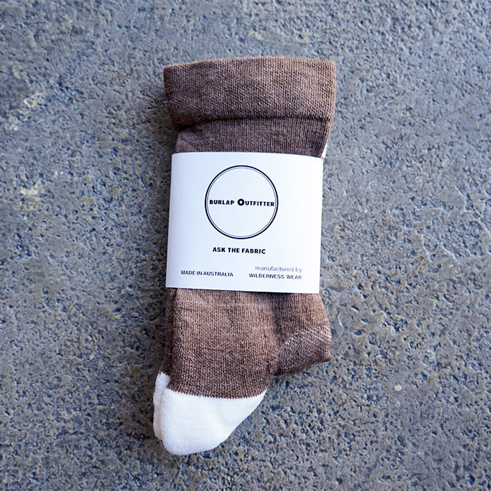 BURLAP OUTFITTER × WILWILDERNESS WEAR　COLOR BLOCK MERINO SOCKS