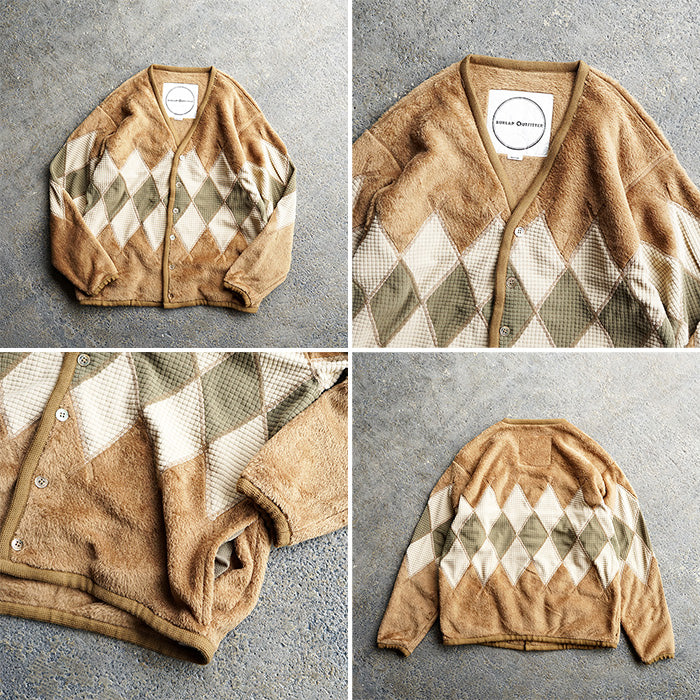 BURLAP OUTFITTER ARGYLE FLEECE CARDIGAN – CONNECT/S