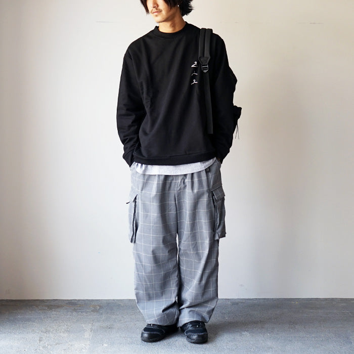Si PRINTED LS SWEAT [hamnger] – CONNECT/S